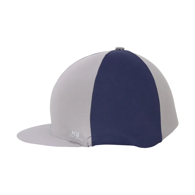 Hy Equestrian Sport Active Hat Silk in Pencil Point Grey